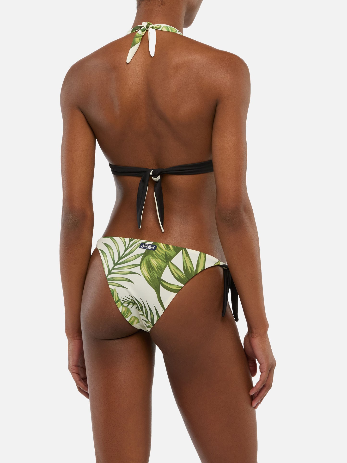 Triangle bikini Joanne Ines with tropical print