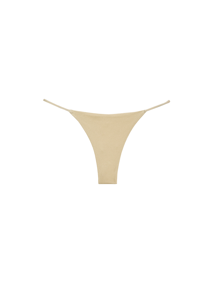 Jodene shimmer gold cheeky swim briefs - MC2 Saint Barth