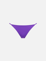 Woman purple cheeky swim briefs Jodene