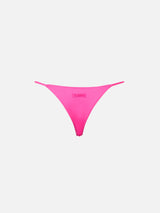 Woman fuchsia cheeky swim briefs Jodene