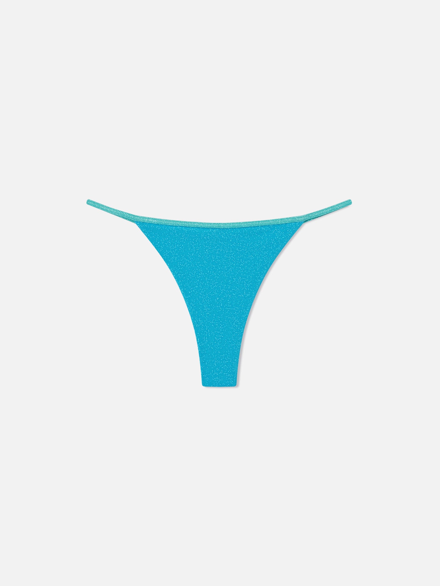 Slip mare Jodene in lurex turchese