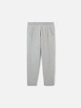Track knitted sweatpants with pockets