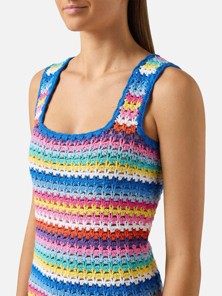 Handmade crochet cotton mini dress Jaisal