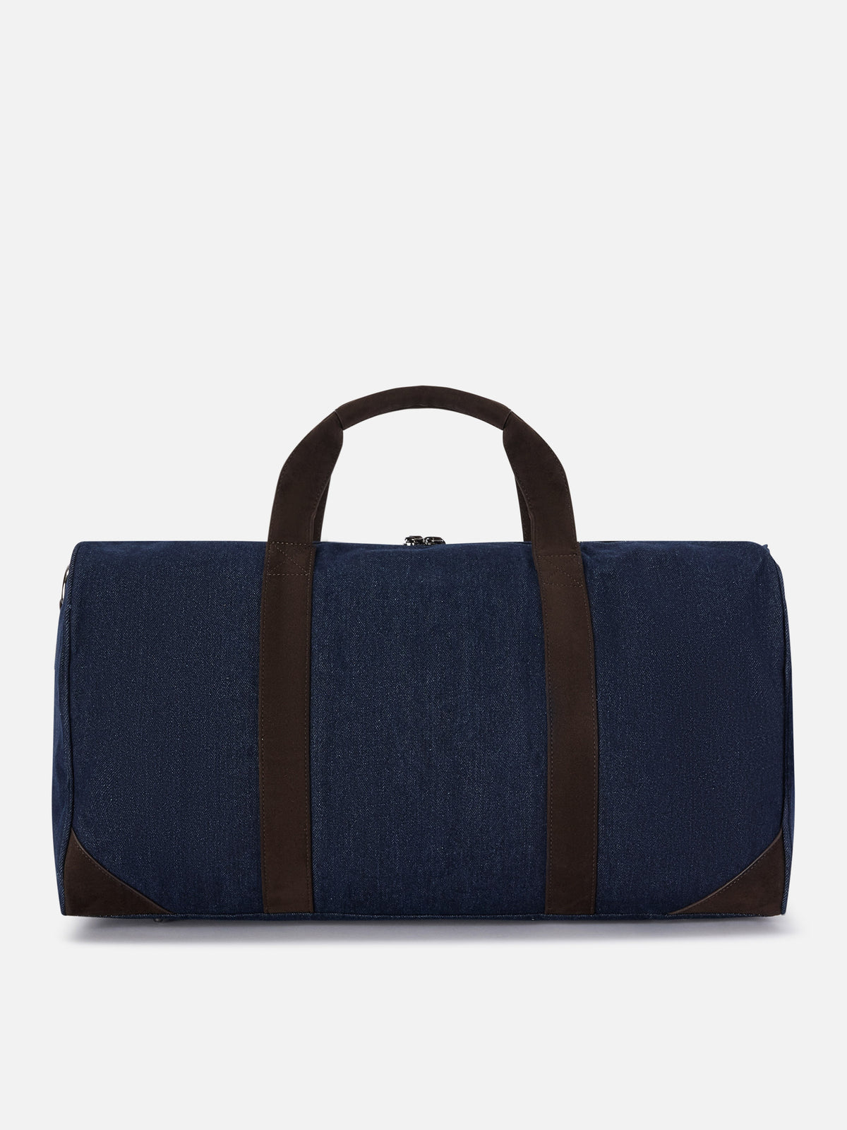 Borsone Jetleg blu in denim con ricamo logo