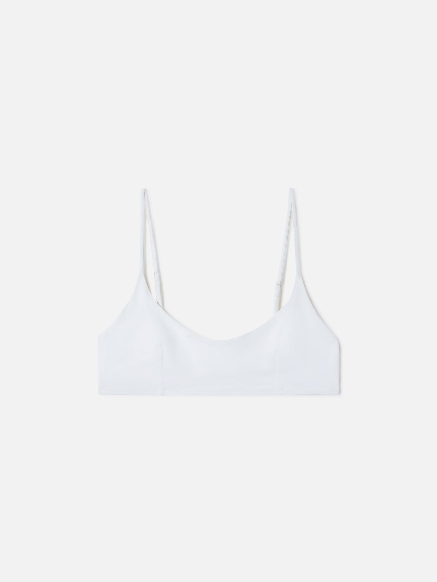 Weißes Judy Bralette-Bikinioberteil 
