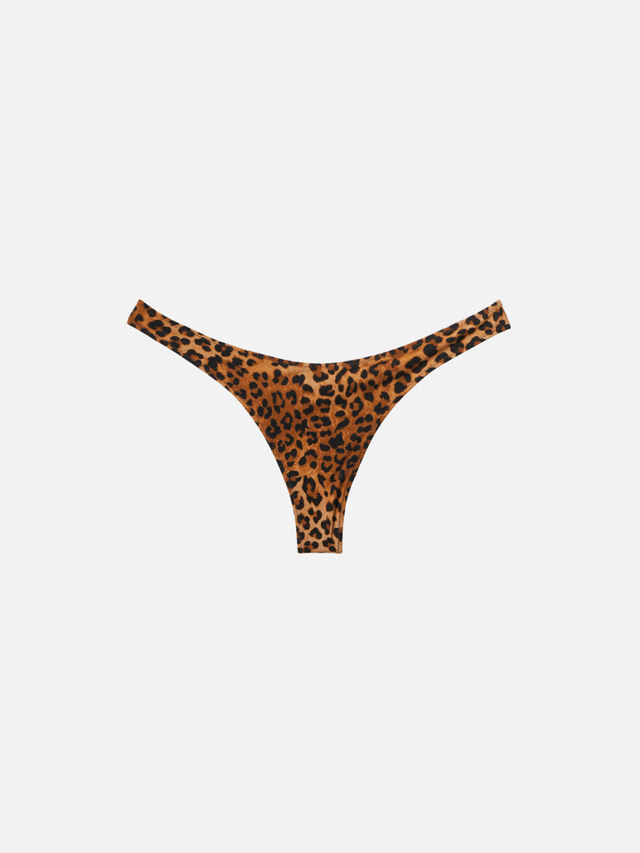 Bralette bikini Judy Naomi with cheeky swim briefs and animalier print