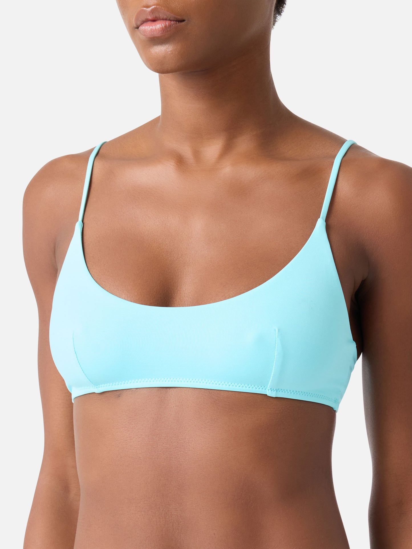 Bikini Judy Naomi bralette verde acqua tinta unita