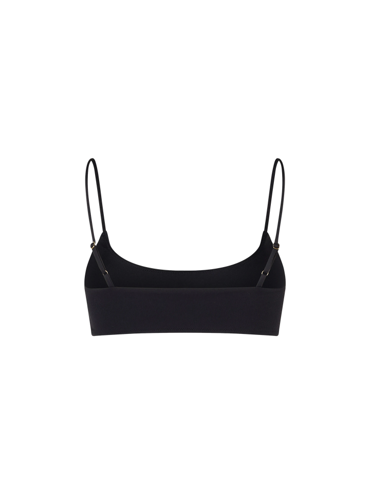 Geripptes BW-Bralette