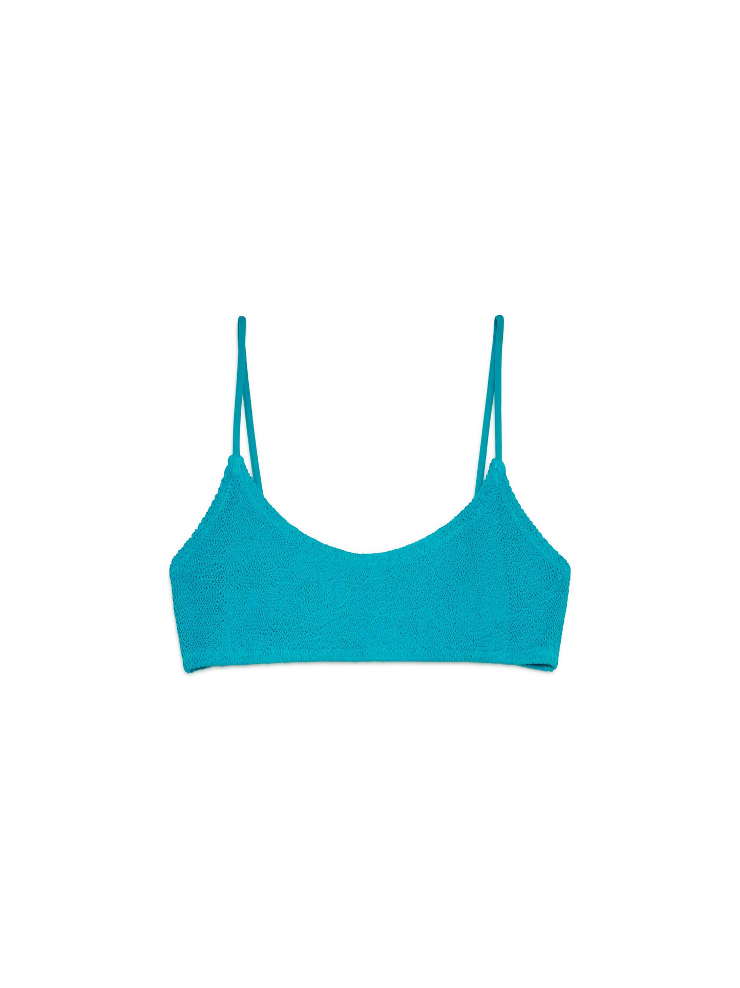 Judy top bralette in crinkle color verde teal