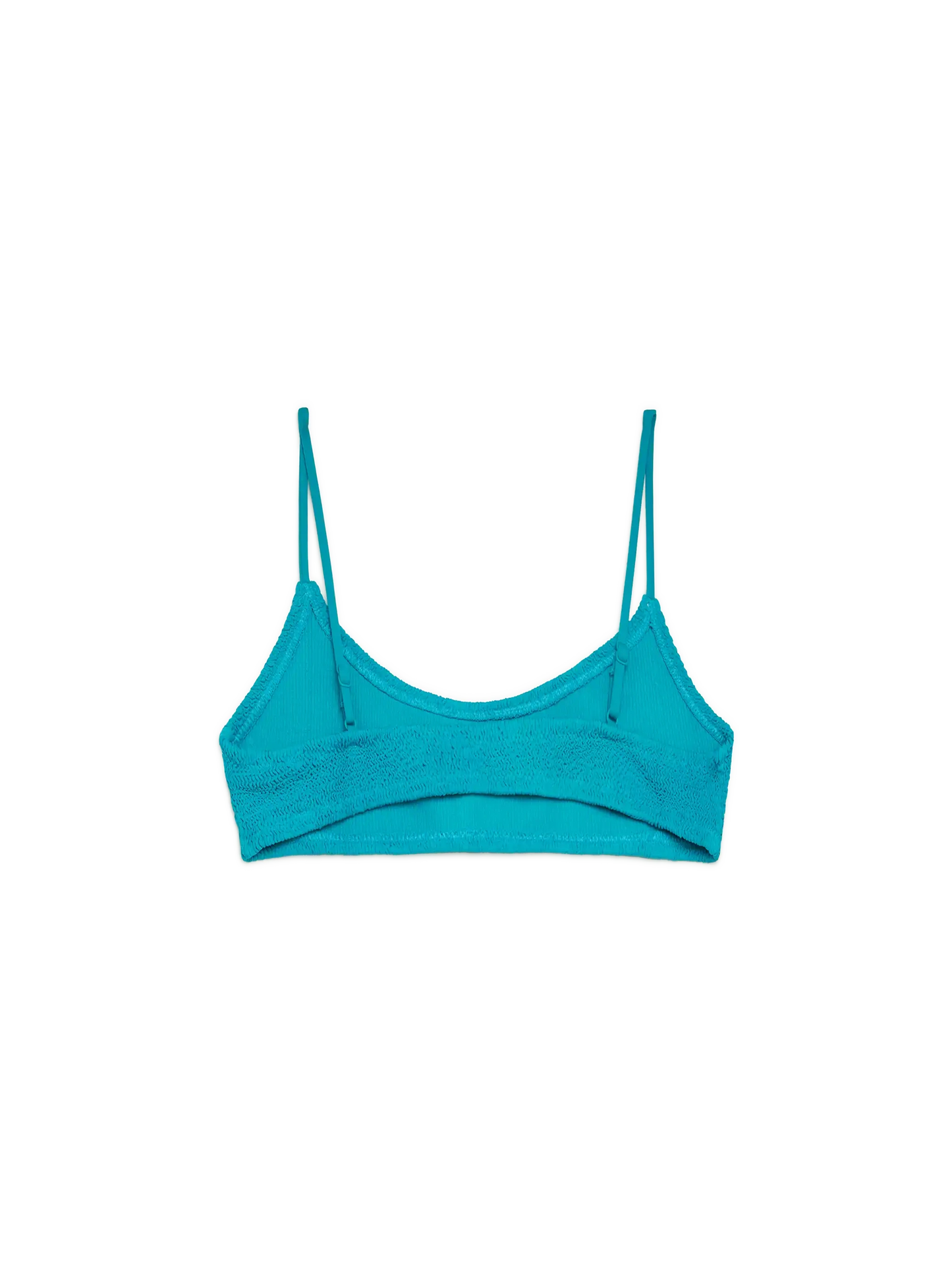 Judy top bralette in crinkle color verde teal