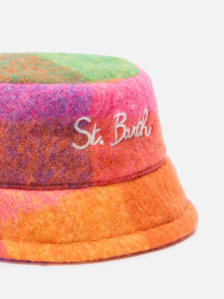 Cappello bucket Jude con stampa check