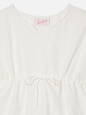 Kate Cotton broderie short kaftan