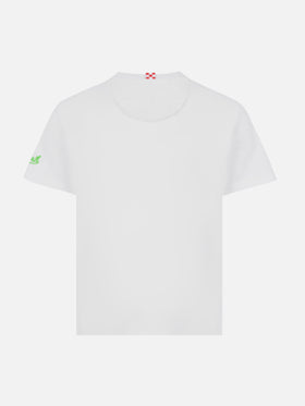 Kea cotton t-shirt with Minecraft printed pocket | MINECRAFT SPECIAL EDTION - MC2 Saint Barth