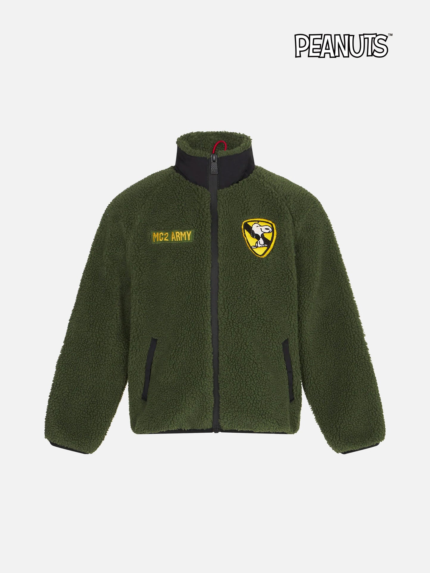 Giacca da bambino in sherpa con patch Snoopy | Edizione speciale Peanuts®