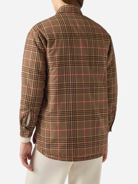 Giacca imbottita leggera trapuntata Kimmy con stampa pied de poule