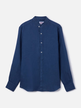 Camicia da uomo blu