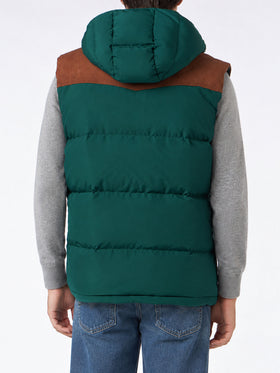 Green Klosters hooded vest