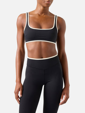 Top fitness Kassie bianco panna
