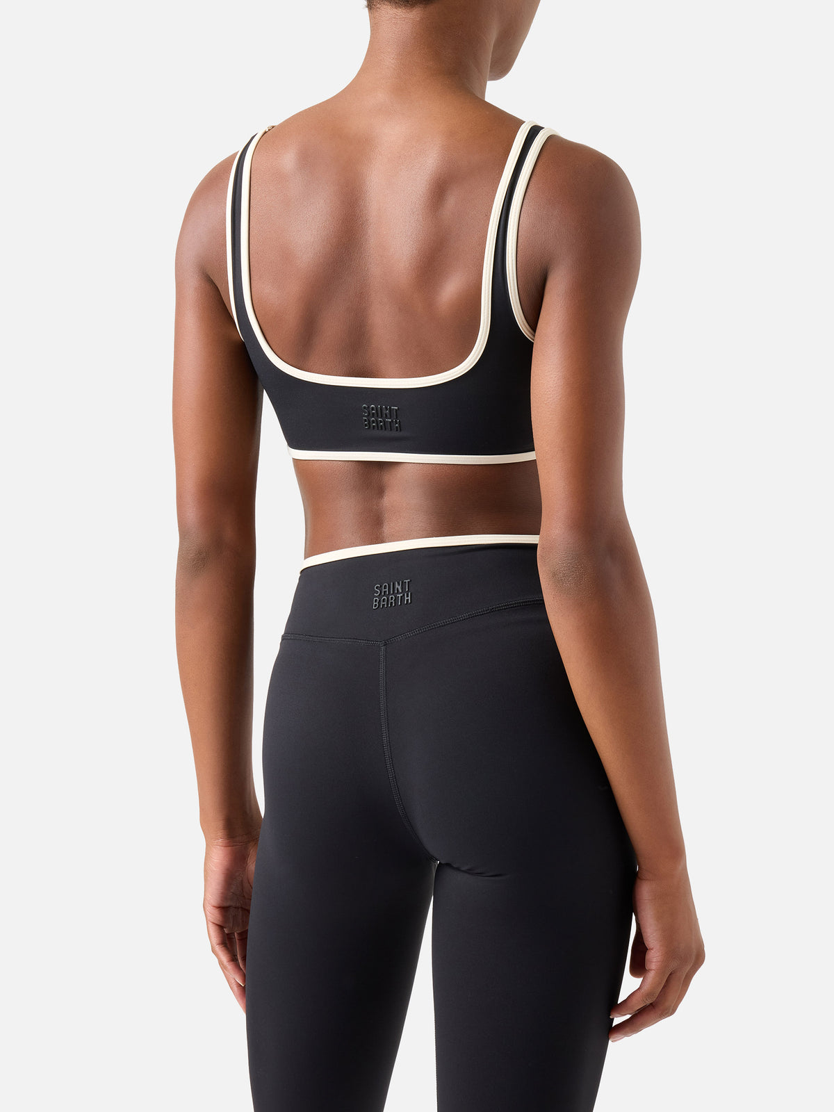 Top fitness Kassie bianco panna