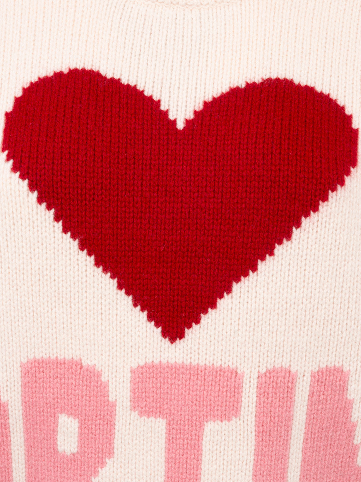 Maglione bianco fair isle Kyla da donna con jacquard Cortina
