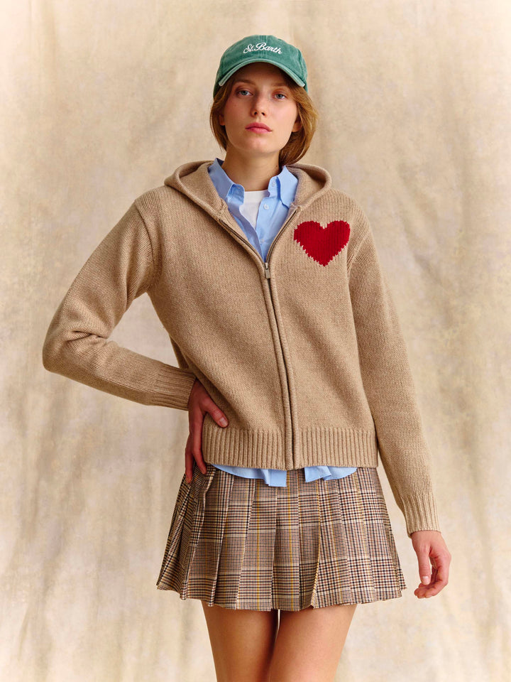 Blay flannel mini skirt with tartan pattern