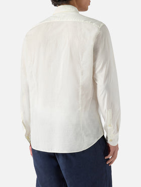 Camicia Chemise in cotone voile panna