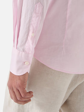 Pink Chemise shirt in pure cotton voile