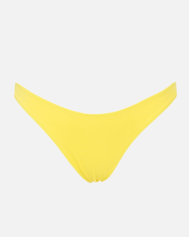 Slip da bagno da donna sgambato giallo pallido Naomi