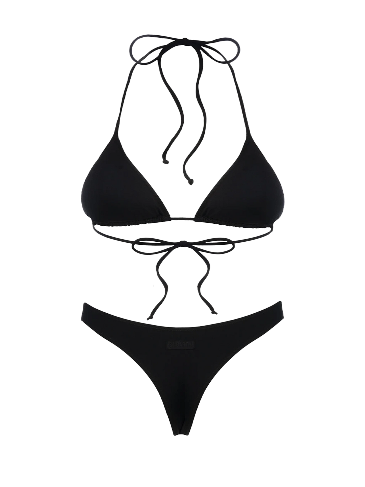 Bikini a triangolo nero da donna Leah Naomi
