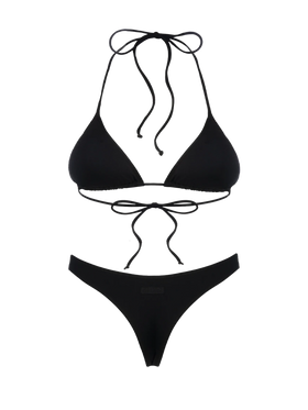 Bikini a triangolo nero da donna Leah Naomi