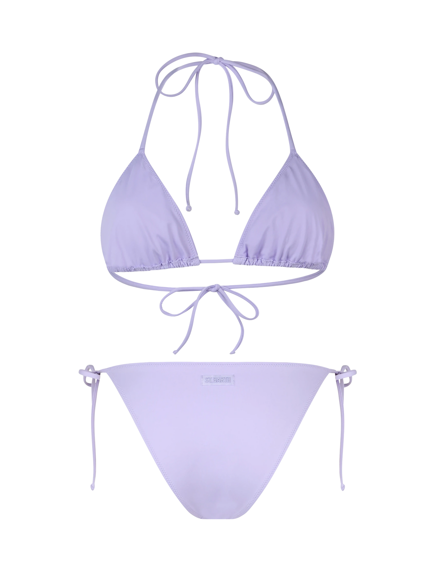 Lila klassischer Triangel-Bikini für Damen Leah Virgo