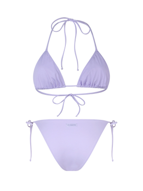 Triangle bikini Leah Virgo with classic swim briefs in lilac - MC2 Saint Barth