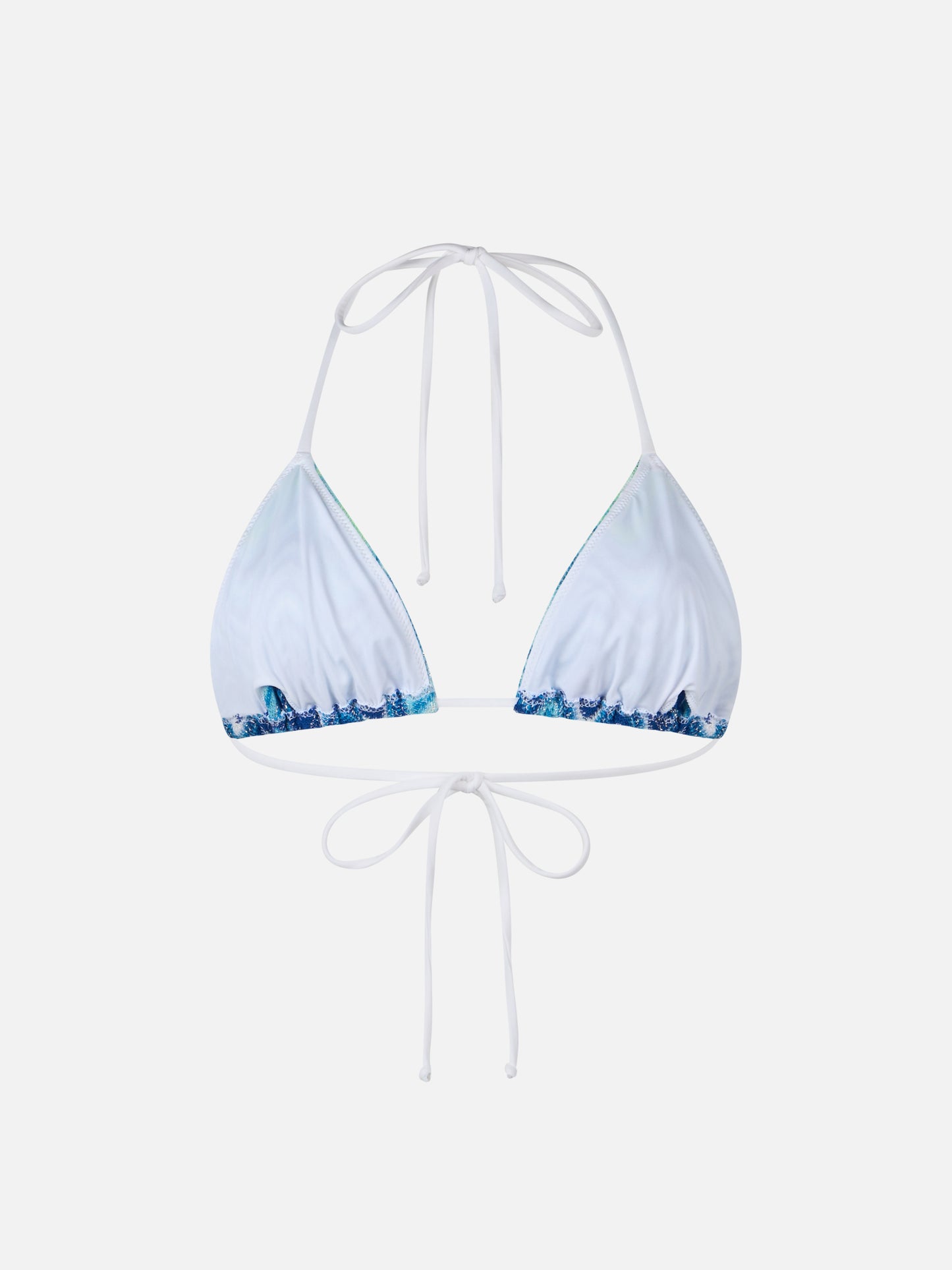 Damen-Badeanzug Leah aus Raschelstrick mit Triangel-Oberteil