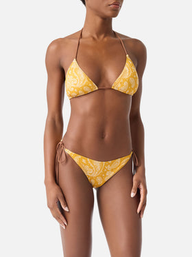 Bikini brassière Elsa Marielle à motif bluette 