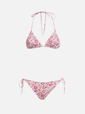 Woman Betsy triangle top swimsuit Leah | MADE WITH LIBERTY FABRIC