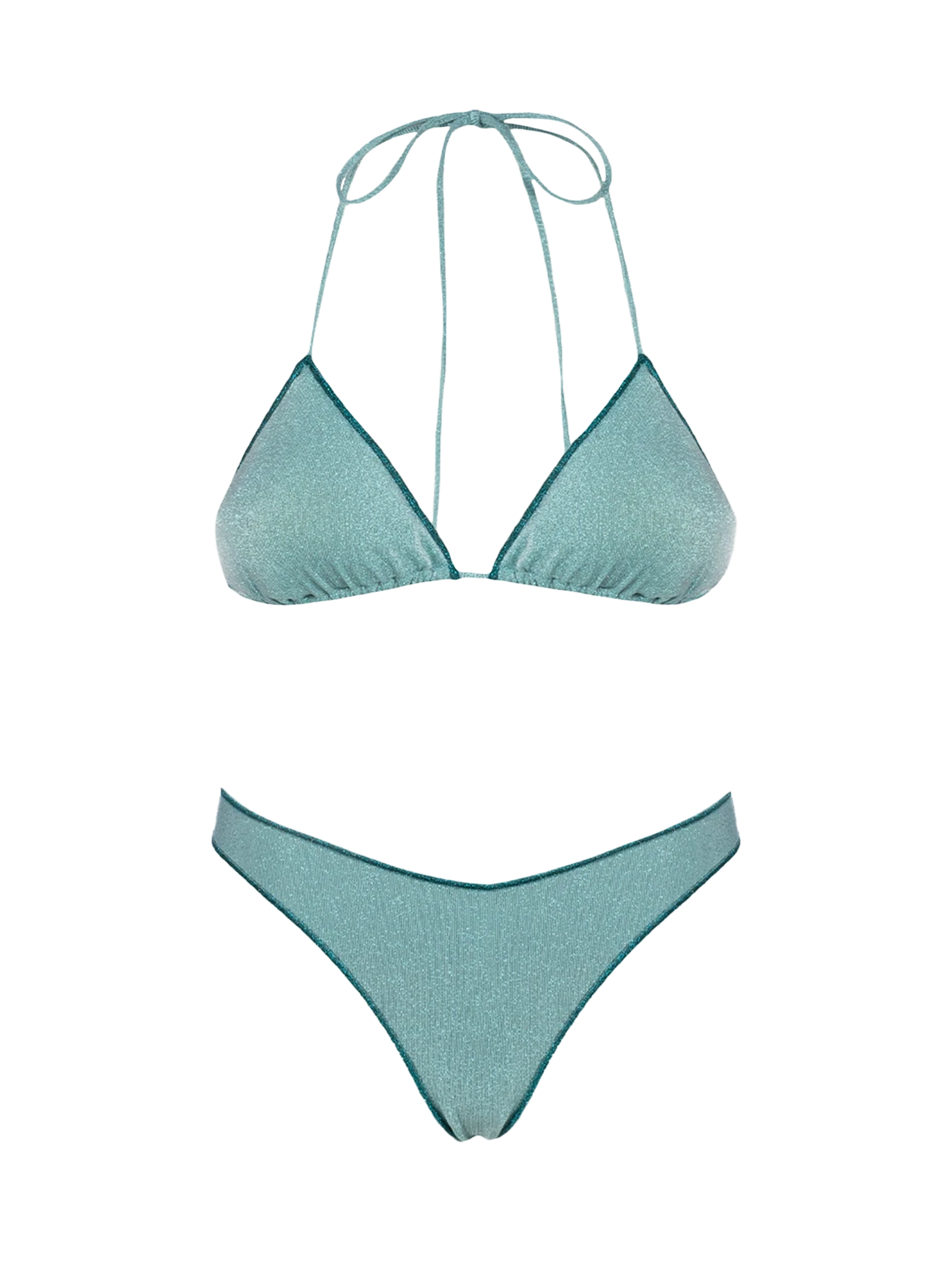 ビキニ MC2 SAINT BARTH Women Swimsuit LEH0001 GREEN Woman lurex bralette bikini – MC2 Saint Barth
