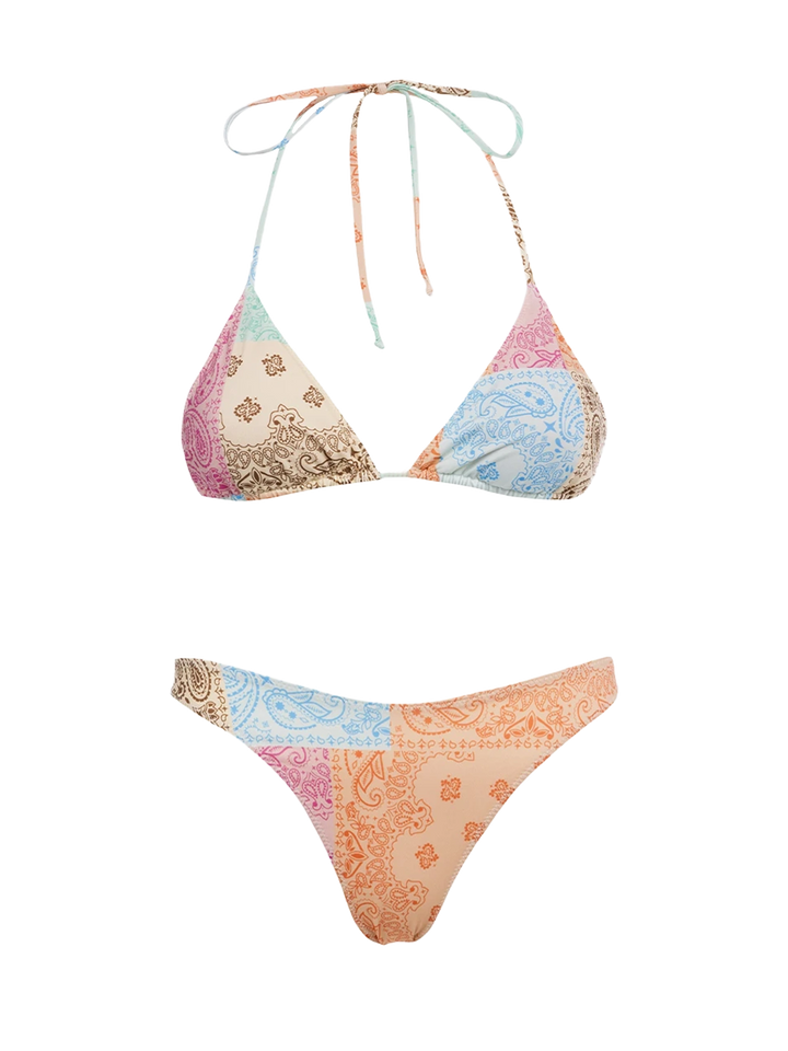 Damen Bandana-Triangel-Bikini Leah Naomi