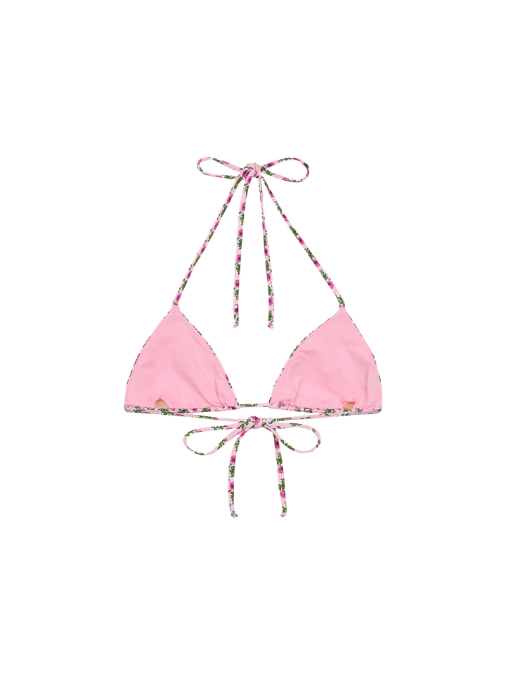 Leah – Badeanzug mit Triangel-Oberteil und Blumenmuster
