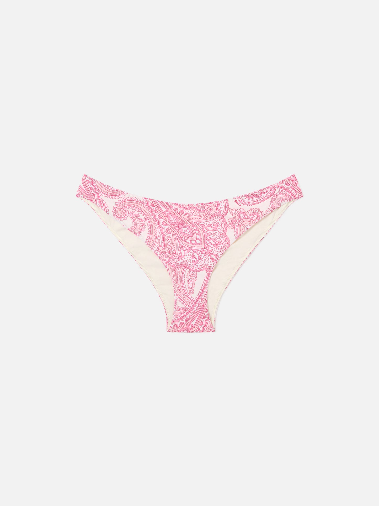 Slip mare Lido rosa con fantasia paisley