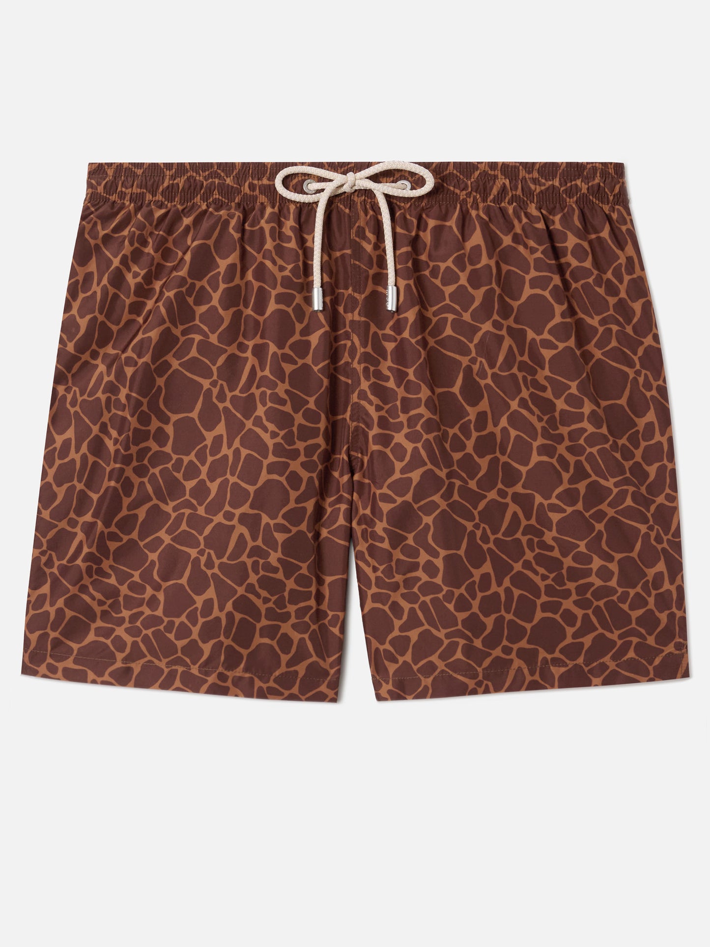 Costume mare Lighting marrone con stampa animalier all-over