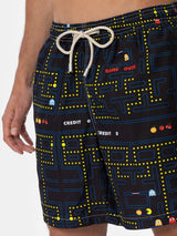 Badeshorts für Herren aus leichtem Stoff Lighting mit Pac-Man-Aufdruck | PAC-MAN SPECIAL EDITION