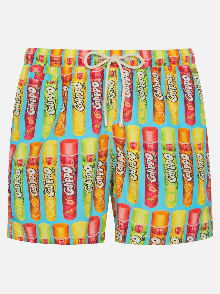 Man swim shorts with Calippo print  | Algida® Special Edition