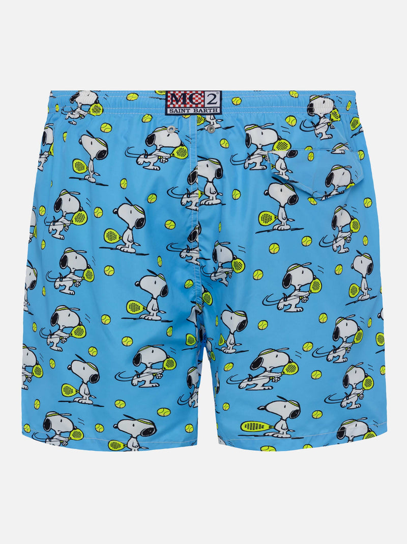 Lightweight fabric swim-shorts Lighting with Snoopy print|SNOOPY PEANUTS® SPECIAL EDITION