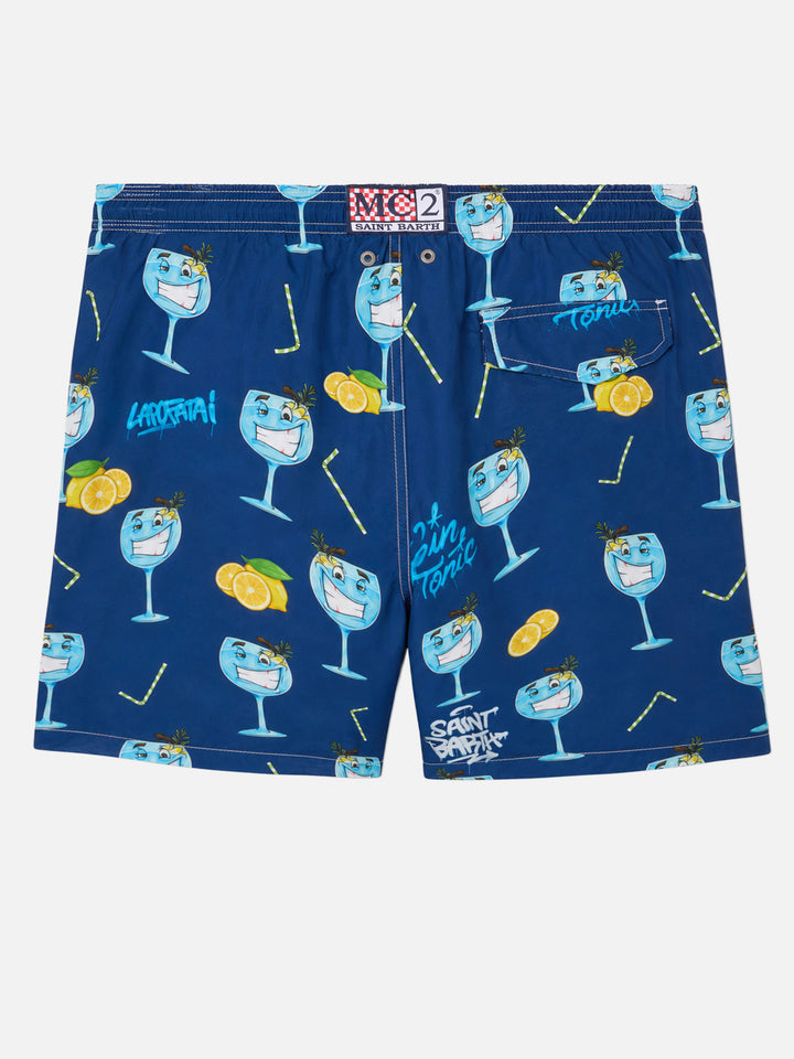 Costume Lighting con stampa Cryptopuppets Gin Tonic blu | Special Edition