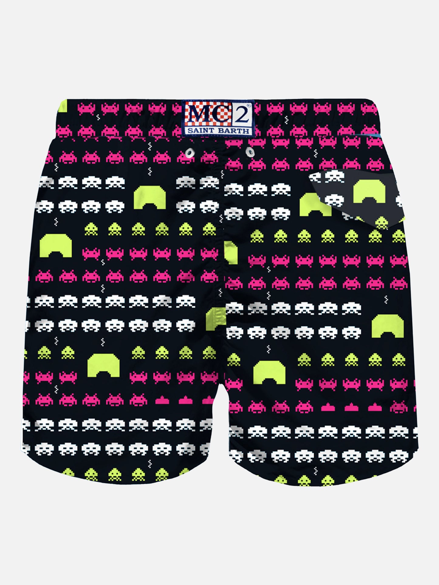 Costume da bagno uomo in tessuto leggero con stampa spaziale