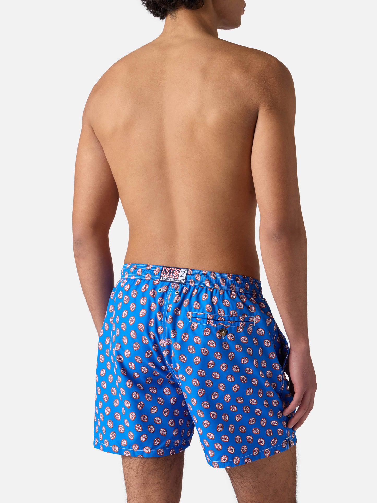 Costume mare Lighting in tessuto leggero con stampa paisley