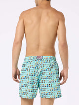 Man lightweight fabric swim-shorts Lighting Micro Fantasy with Peanuts print | SNOOPY PEANUTS™ SPECIAL EDITION