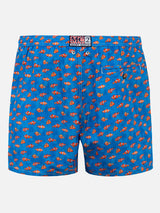 Herren-Badeshorts aus leichtem Stoff mit Clownfisch-Print