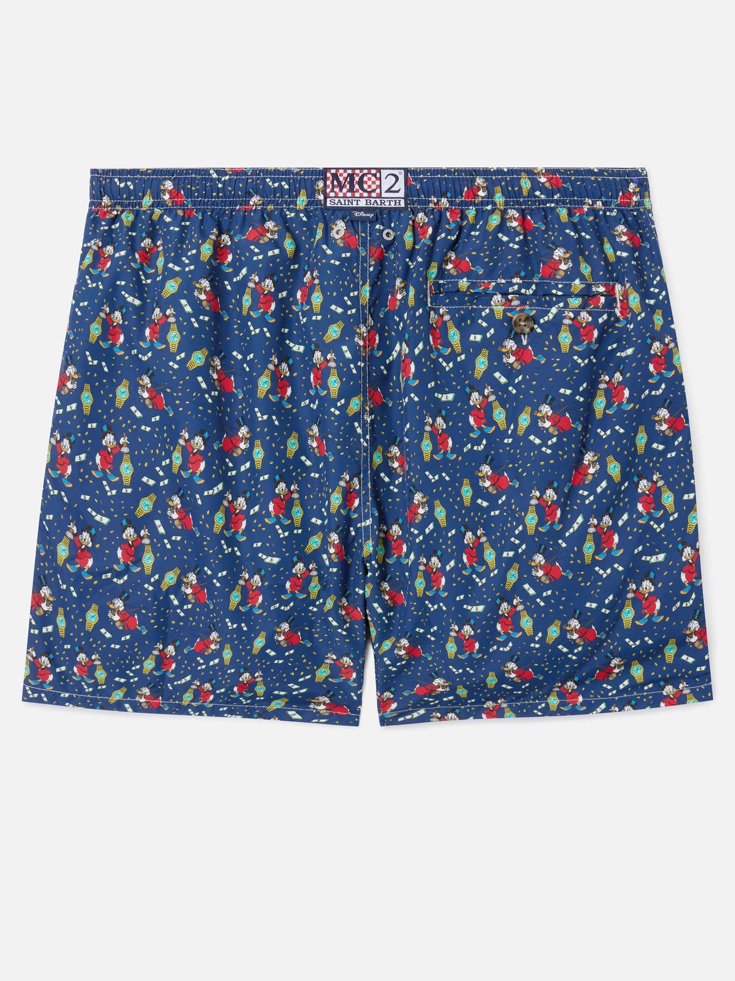 Short de bain Micro Lighting Navy avec imprimé McDuck et montres | Édition spéciale 