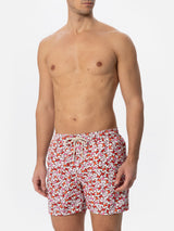 Man swim shorts with crabs print